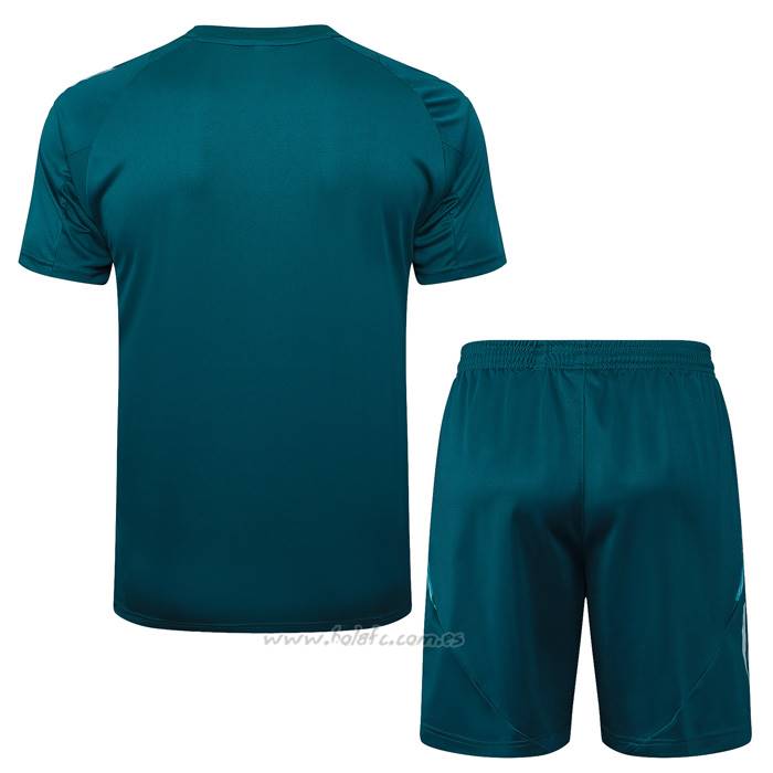 Chandal del Cruzeiro Manga Corta 2024-2025 Verde - Pantalon Corto